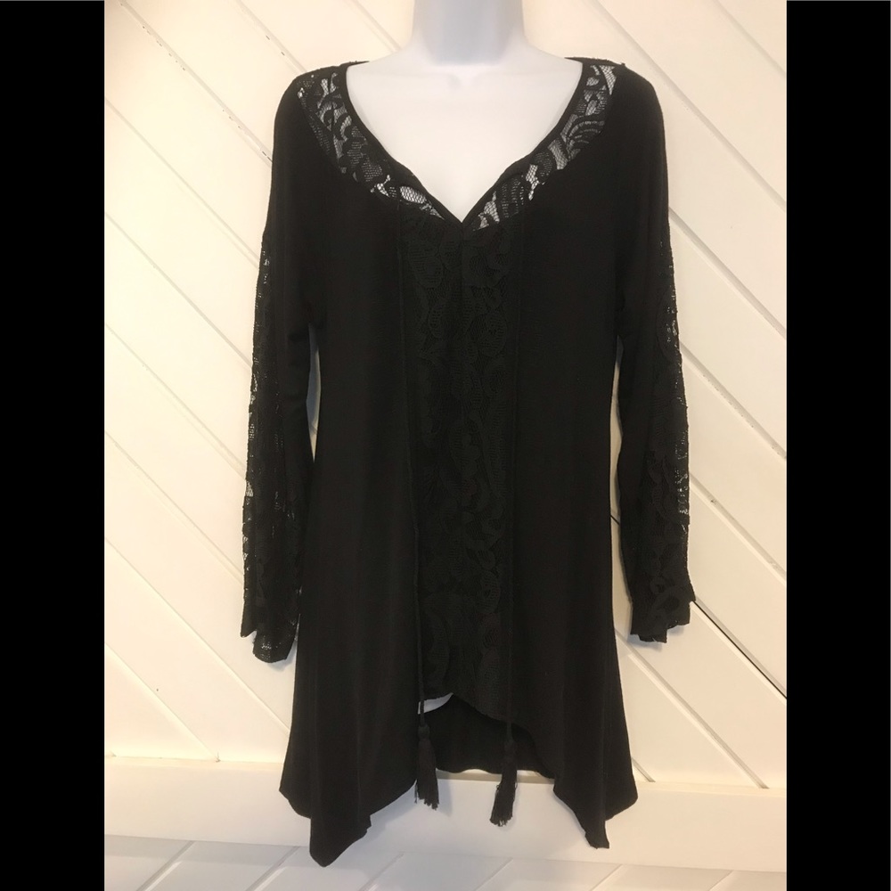 NWT Altar’d State lace sleeve tunic top small ❤️❤️